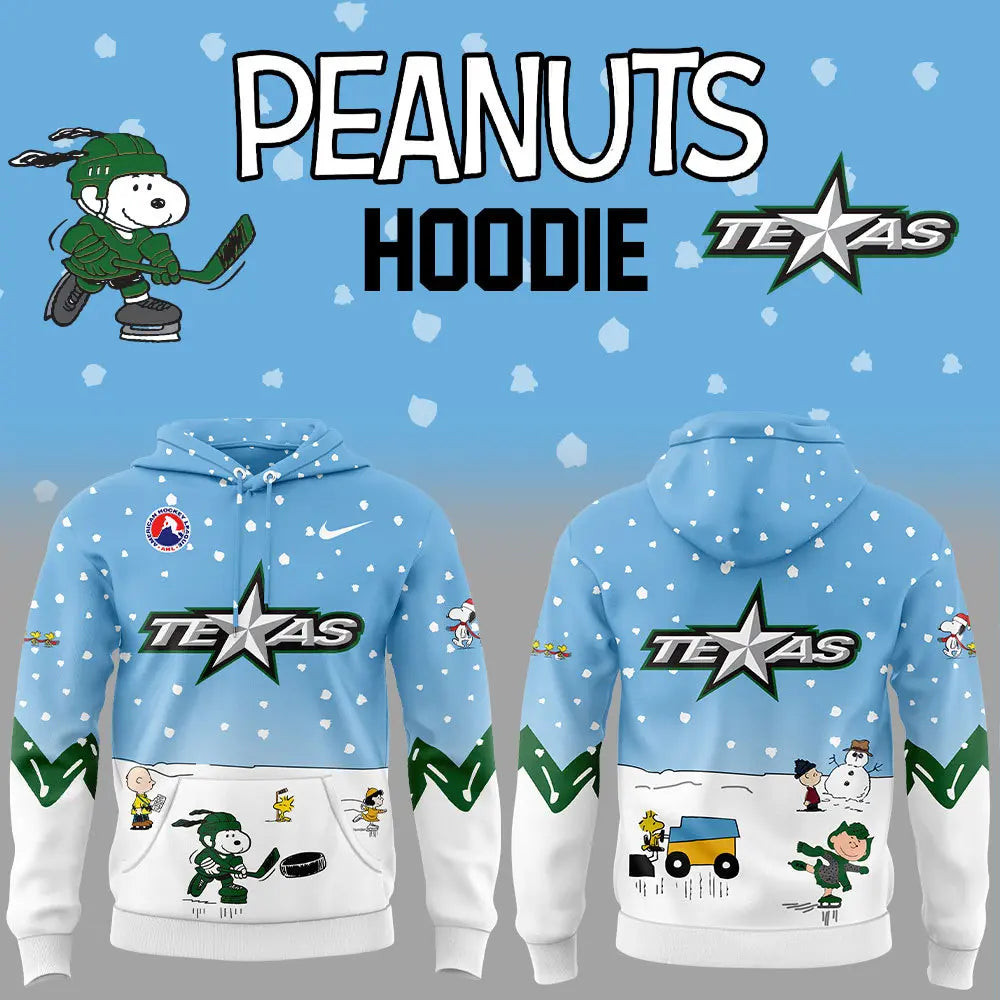 Dallas Stars Peanuts Hockey Shirt Snoopy Hockey Hoodie Best Men'S Gifts Idea