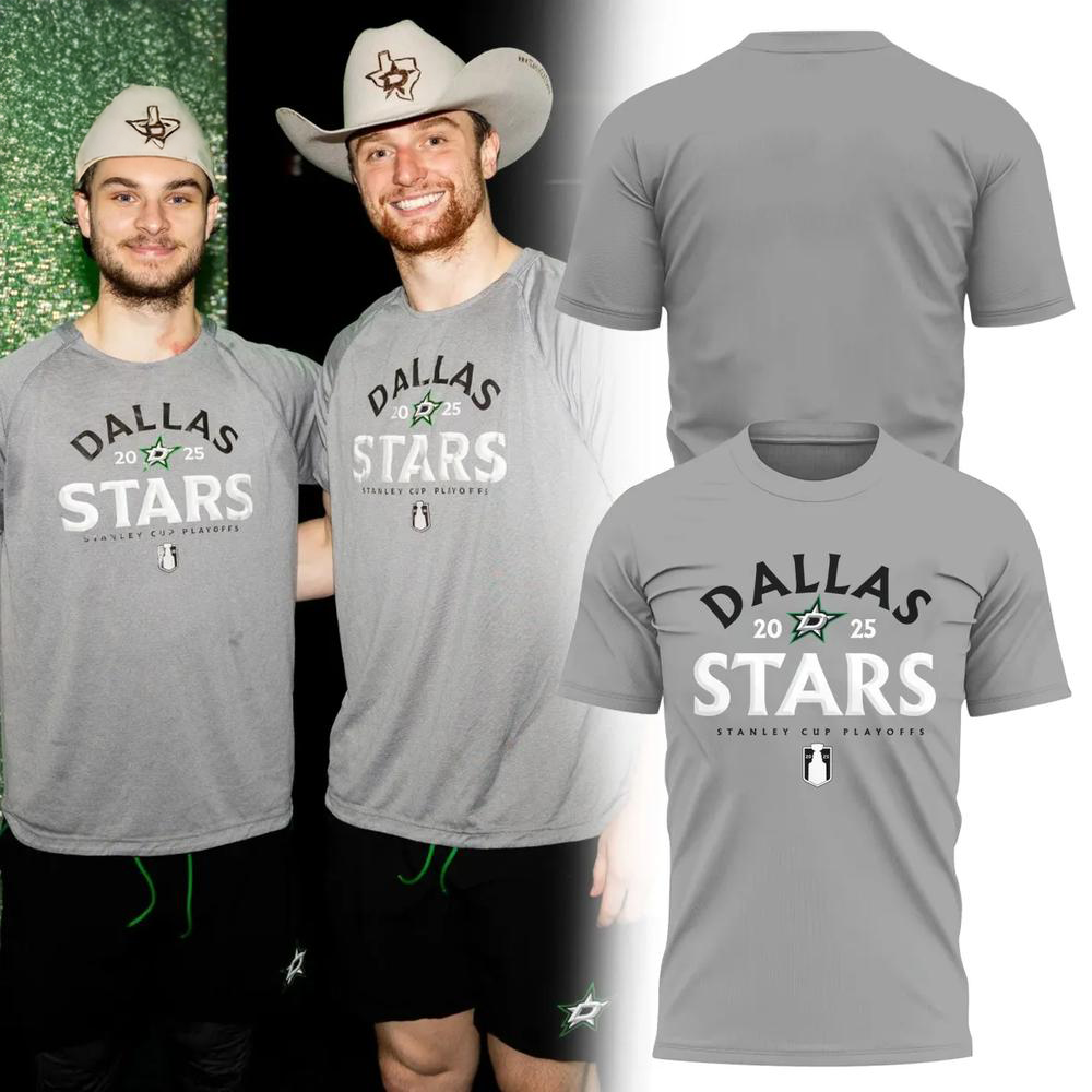 Dallas Stars Stanley Cup Playoffs 2025 Limited Edition T-Shirt Dallas Stars Merchandise Best Gifts For Hockey Fans