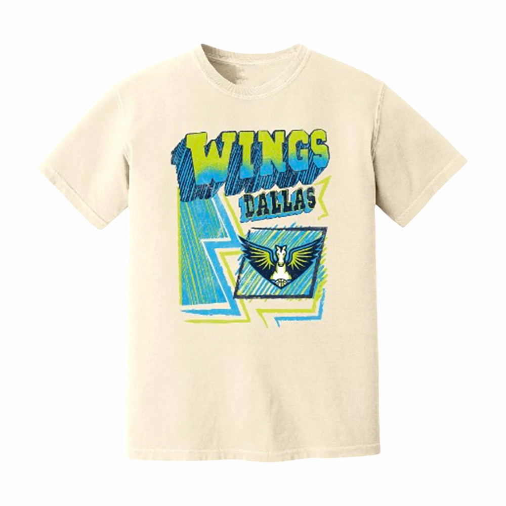 Dallas Wings Basketball Art T-Shirt Game Day Clothing Dallas Wings Lover Present