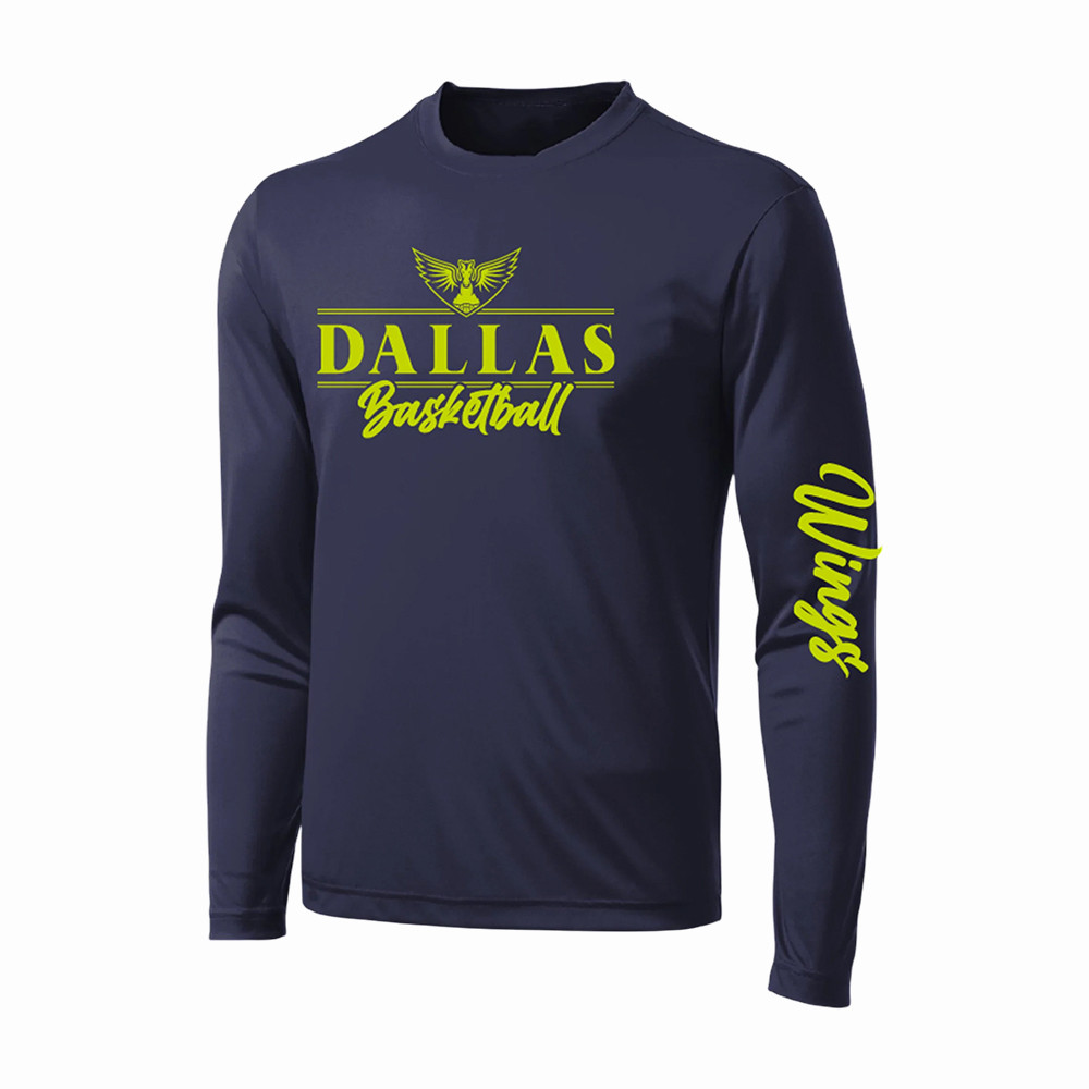Dallas Wings Basketball Long Sleeve Shirt Game Day Merch 2026 WNBA Season Opener Gift For Fans