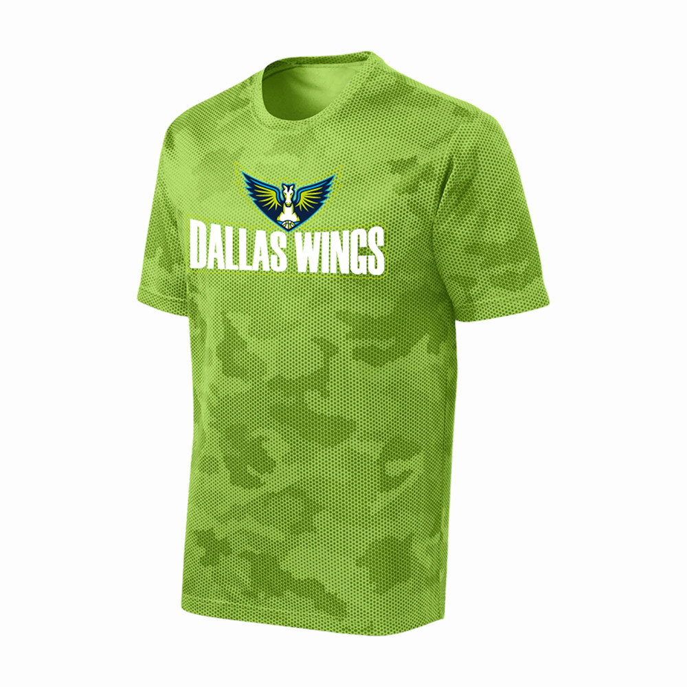 Dallas Wings Electric Logo T-Shirt 2026 WNBA Season Opener Game Day Clothing