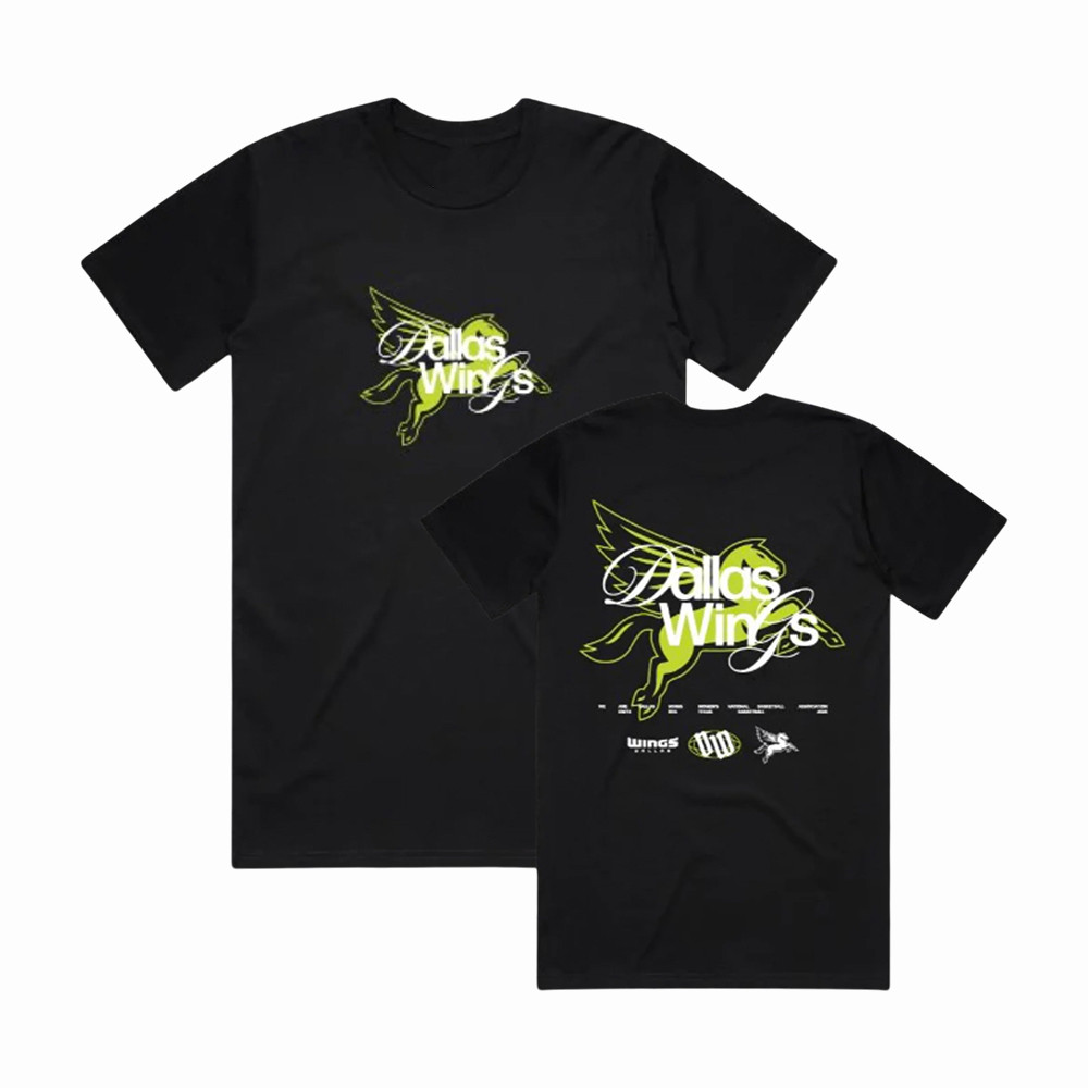 Dallas Wings Lifestyle Pegasus T-Shirt 2026 WNBA Season Opener Merch Basketball Gear