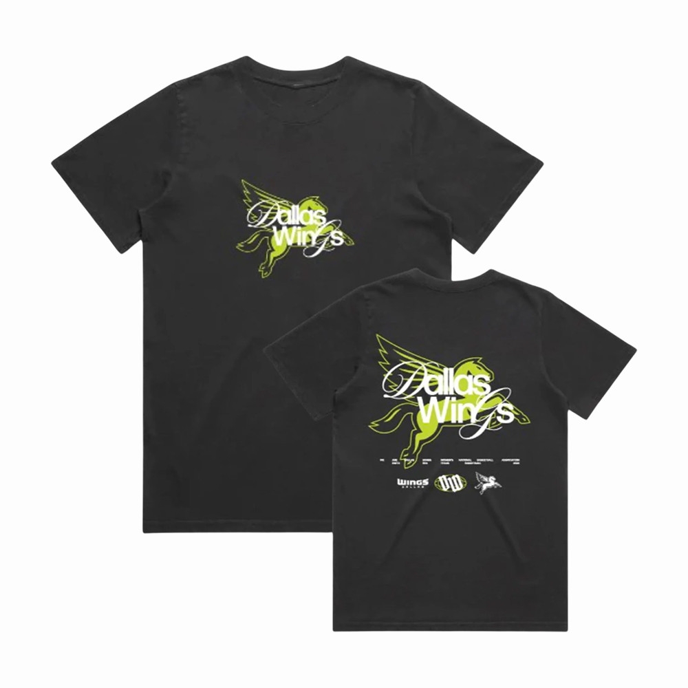 Dallas WIngs Pegasus Graphic T-Shirt Basketball Merch Dallas Wings Lover Gift