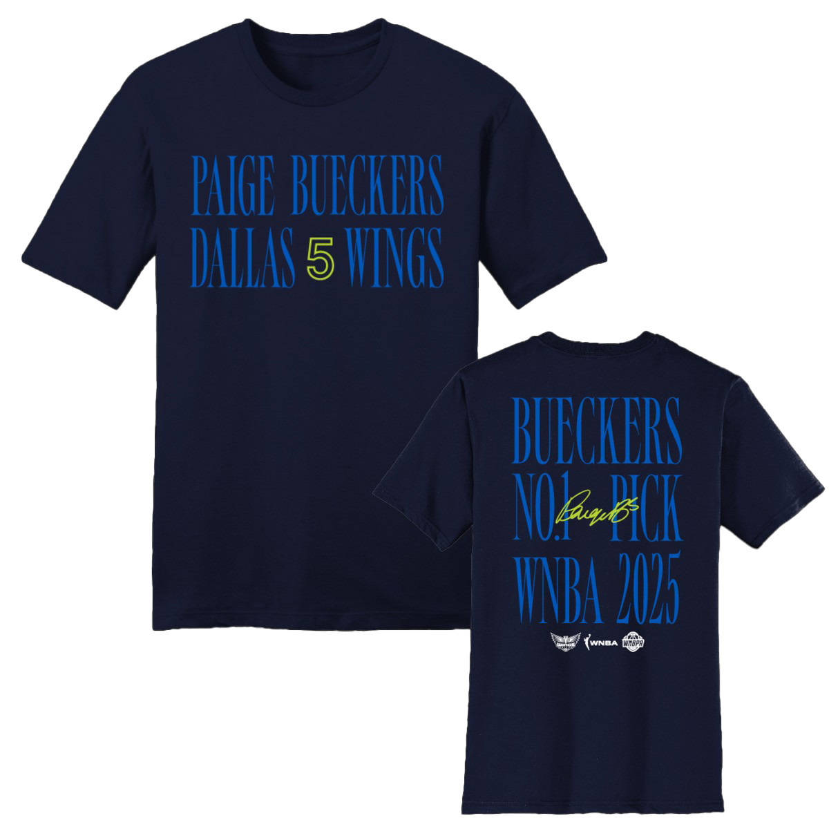 Dallas Wings Signature T-Shirt Paige Bueckers