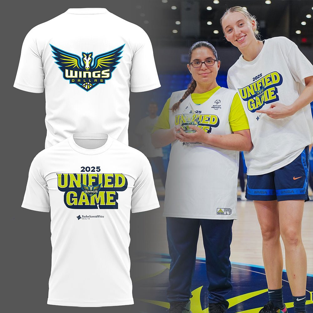 Dallas Wings Unified Game White T-Shirt Best Gift For Basketball Lovers