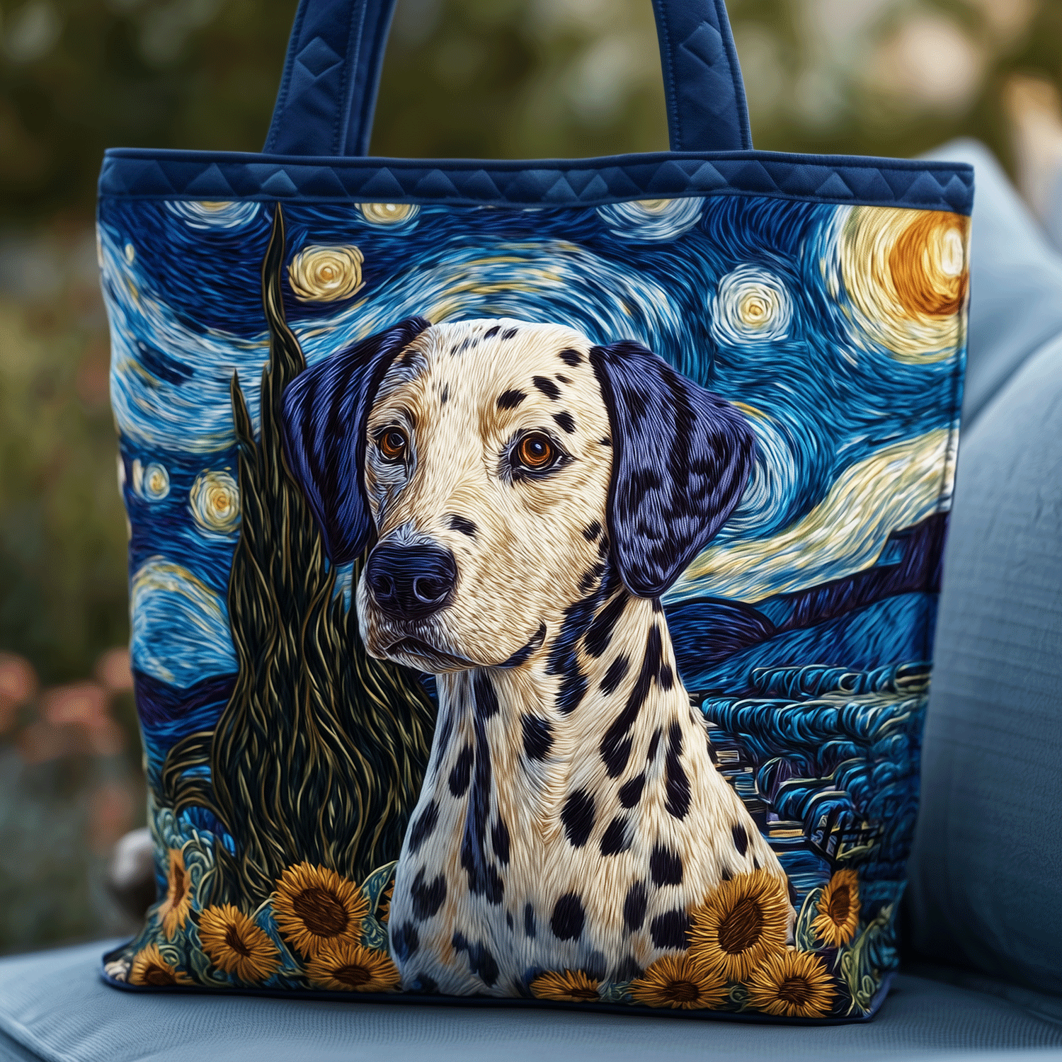 Dalmatian Dreams Quilted Tote Bag Gifts For People With Dogs