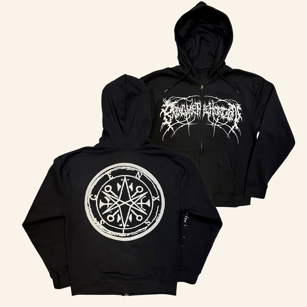 Damaged Society Merch Metal Logo Genxsis Zip Hoodie Christmas Gift Ideas For Dad