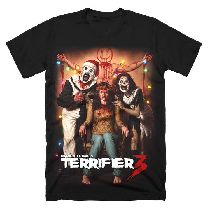 Damien Leone's Terrifier 3 Picture Perfect T-Shirt Gifts For Horror Fans
