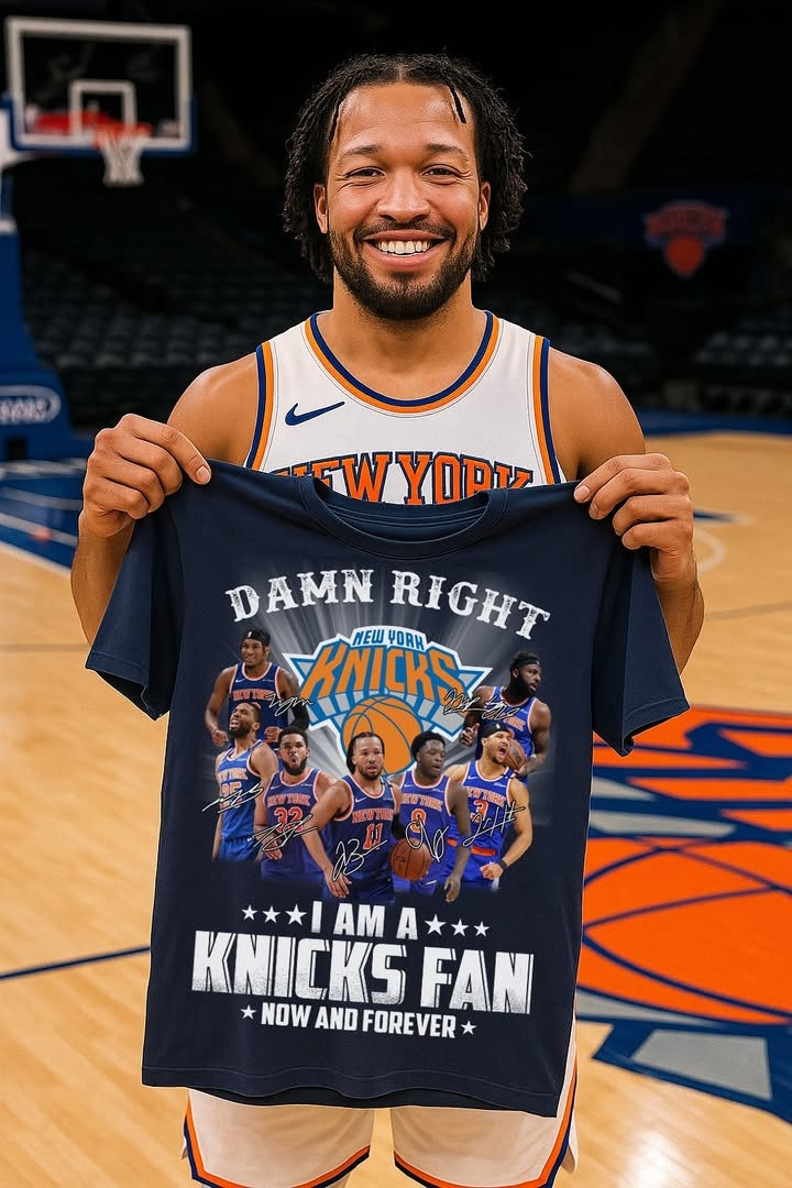 Damn Right I'm A Knicks Fan Now And Forever T-Shirt Basketball NY Knicks Fan Merch Gifts