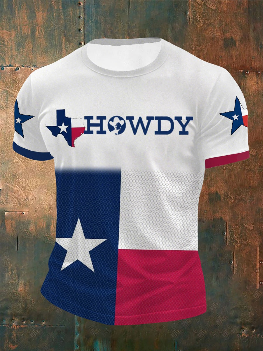 Damn Strait Country Music Fan Men's T-Shirt Texas Flag Shirt Gifts For Dad