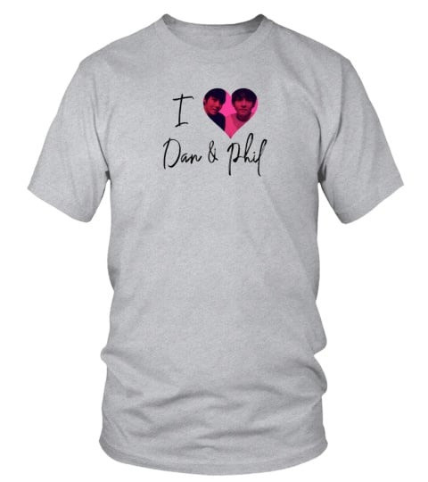 Dan And Phil Merch Tour I Love Dan And Phil T-Shirt Games Merchandise Fan Gifts