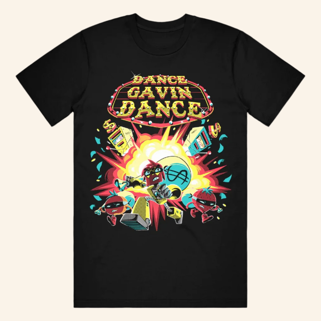 Dance Gavin Dance Merch Casino Heist T-Shirt Cool Gifts For Rock Lovers