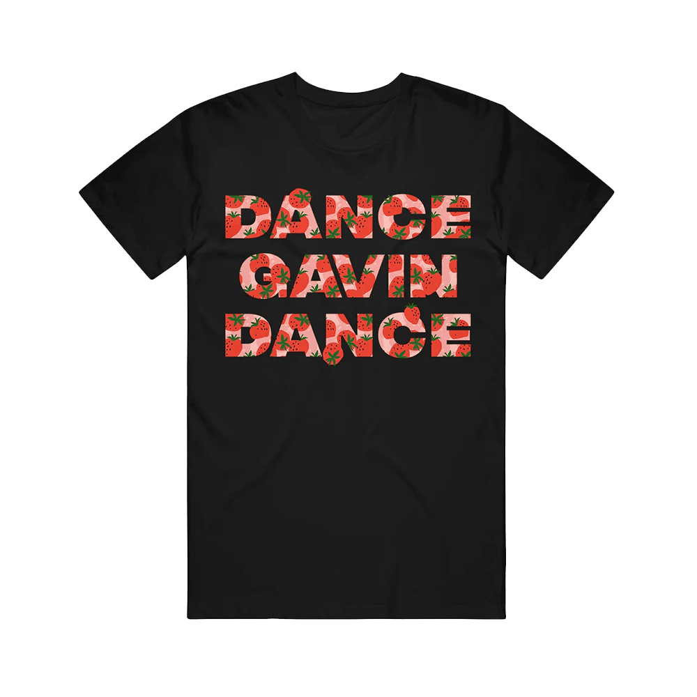 Dance Gavin Dance Merch DGD Strawberry Pattern T-Shirt Mother' Day Special Gifts