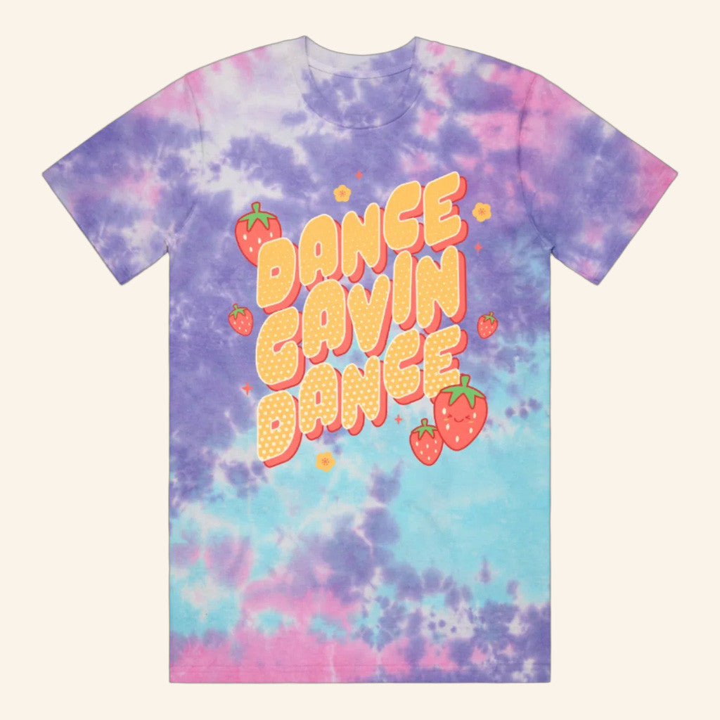 Dance Gavin Dance Merch Kawaii Strawberry Candy Tie Dye T-Shirt Gifts For Her Dance Gavin Dance Merch Kawaii Strawberry Candy Tie Dye T-Shirt Gifts For Her