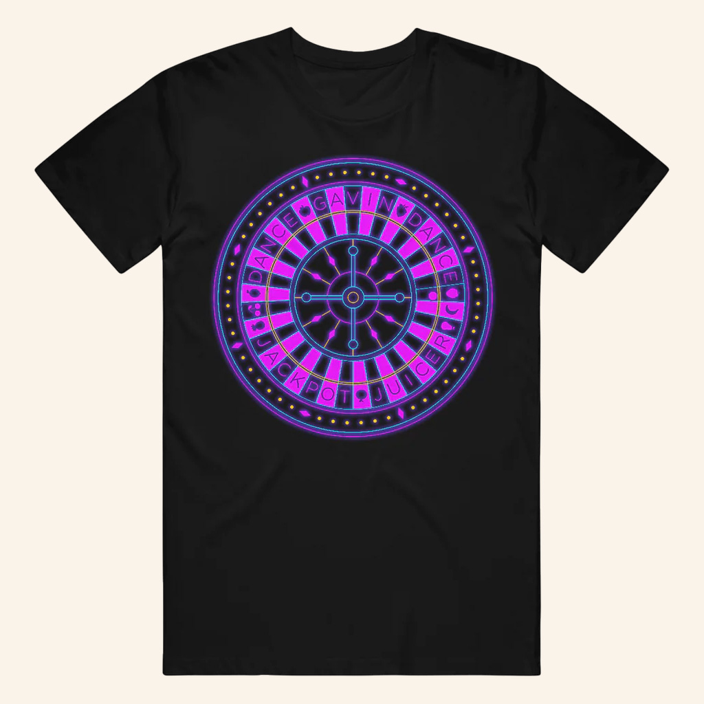 Dance Gavin Dance Merch Roulette Wheel T-Shirt Best Gifts For Rock Music Lovers