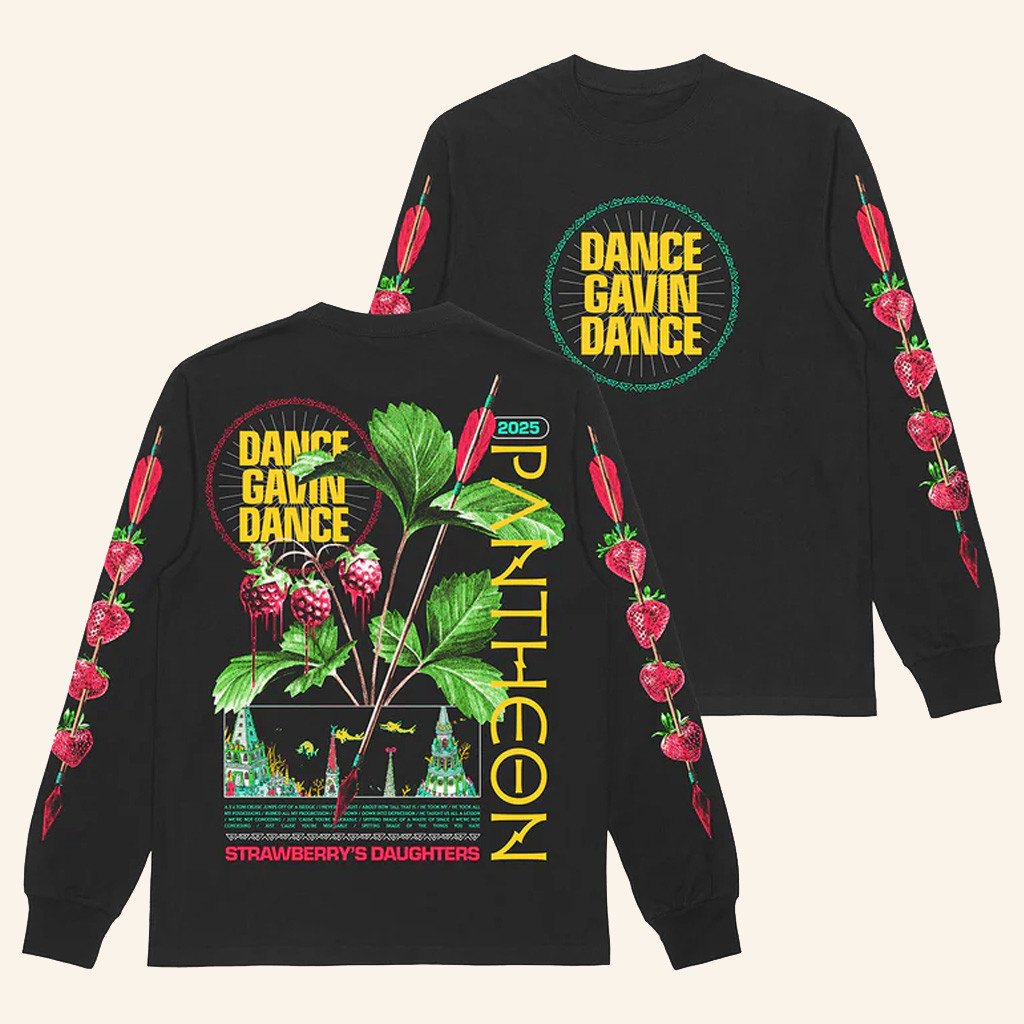 Dance Gavin Dance Merch Strawberry's Daughters Long Sleeve Shirt Gift For Rock Lover