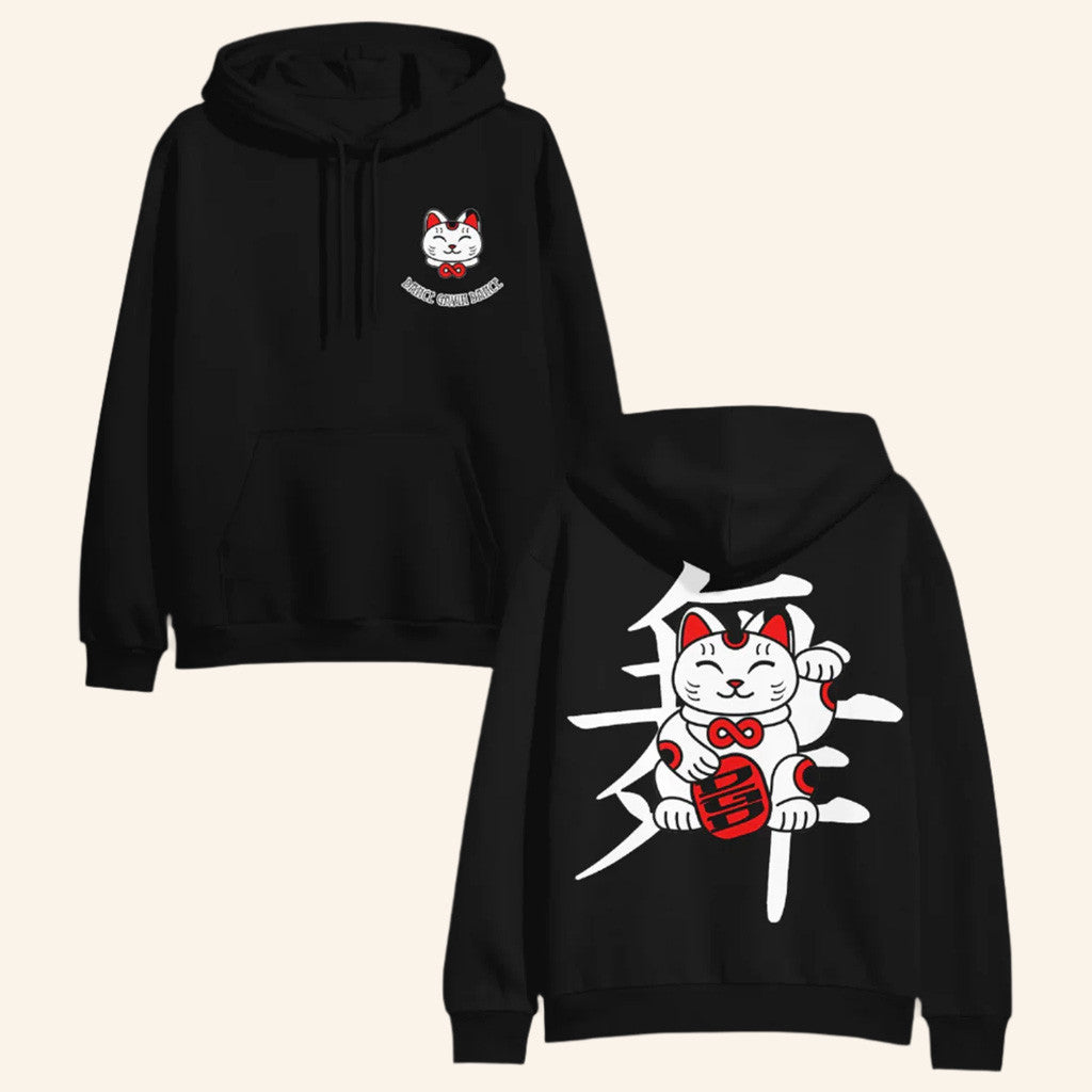 Dancegavindance Band Merch Lucky Cat Hoodie Gifts For Besties
