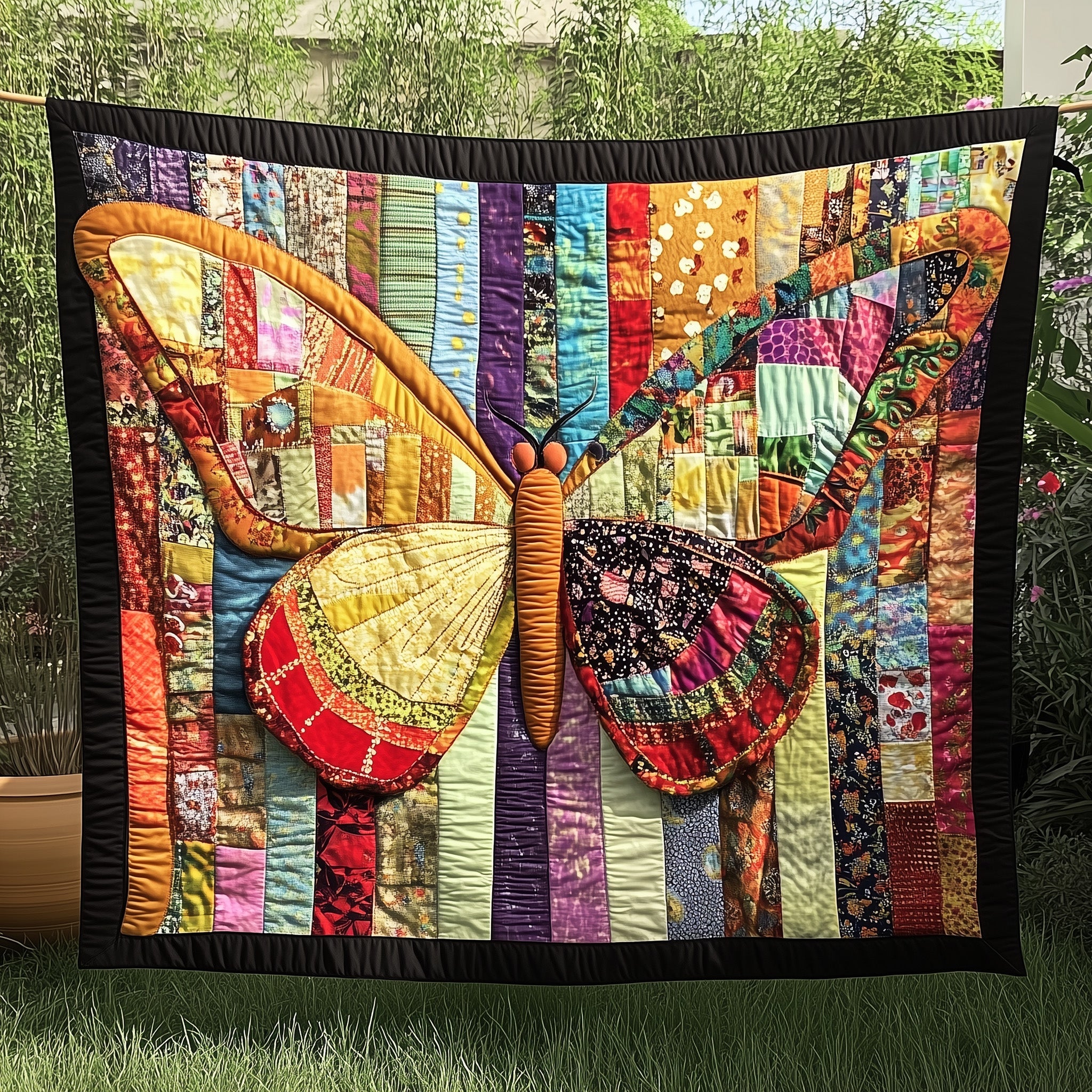 Dancing Butterflies Quilted Blanket Cute Cozy BlanketBest Butterfly Lover Gifts For Her