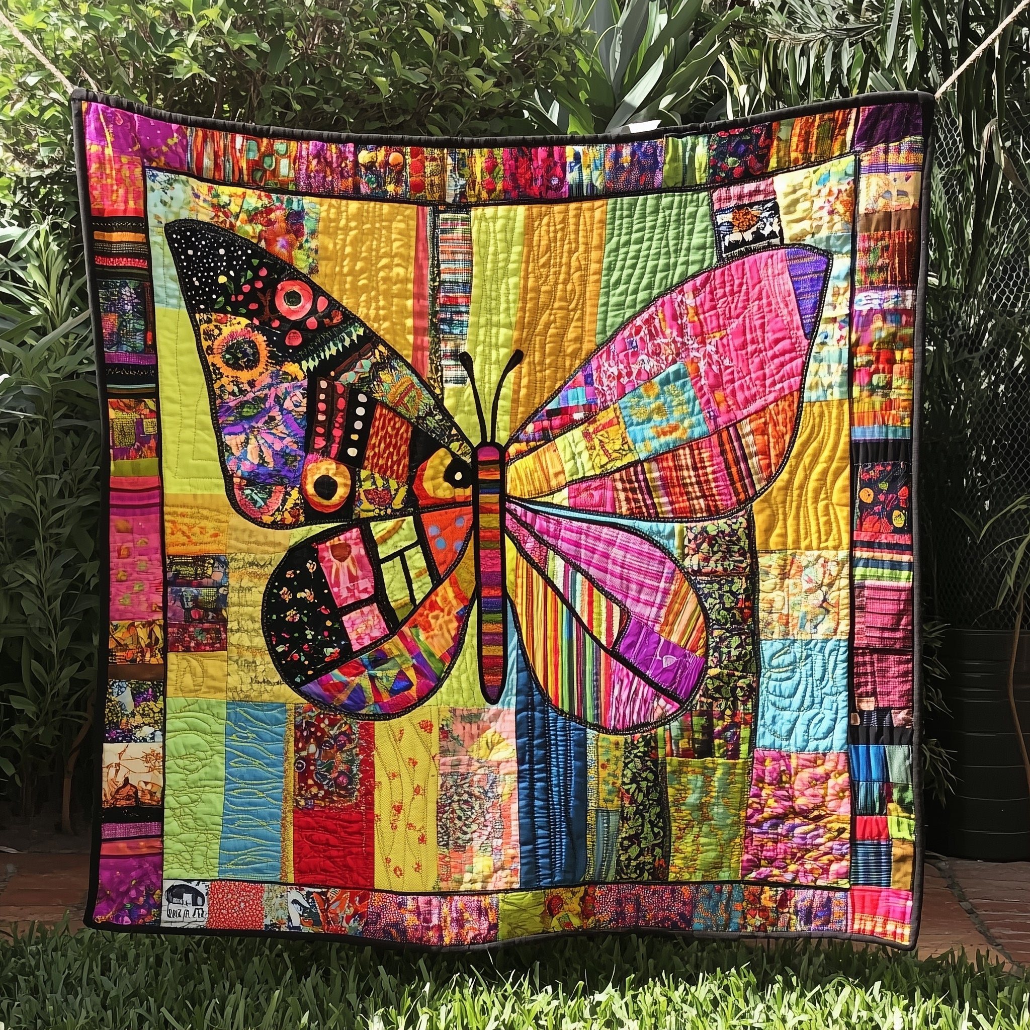 Dancing Butterflies Quilted Blanket Cute Cozy BlanketButterfly Lovers Gifts Shop