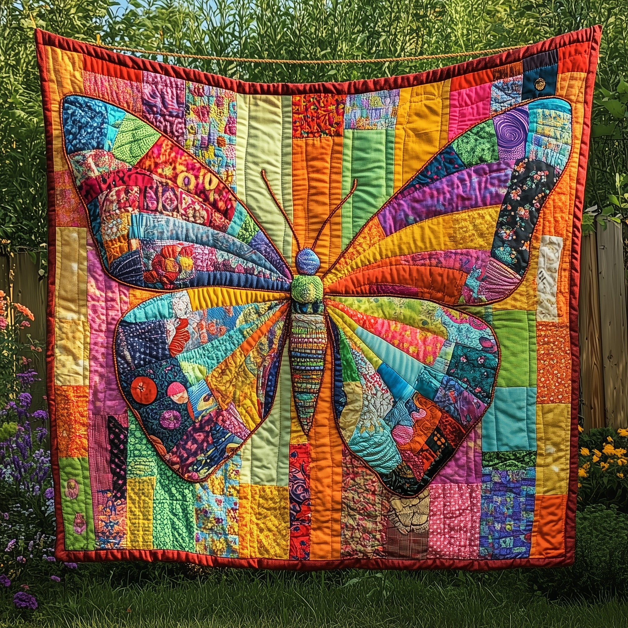 Dancing Butterflies Quilted Blanket Cute Cozy BlanketGreat Butterfly Lover Gift Ideas