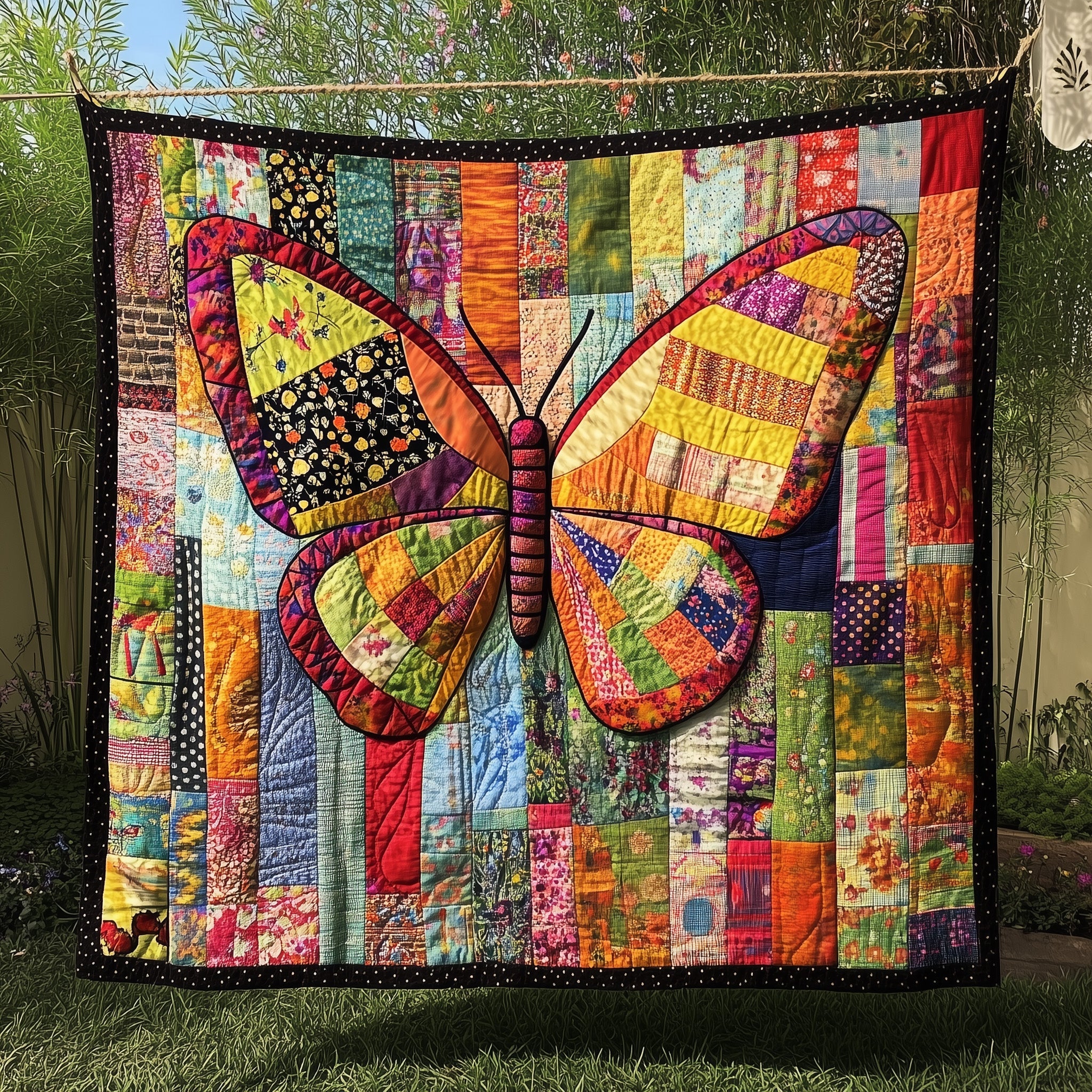 Dancing Butterflies Quilted Blanket Cute Cozy BlanketNovelty Butterfly Presents