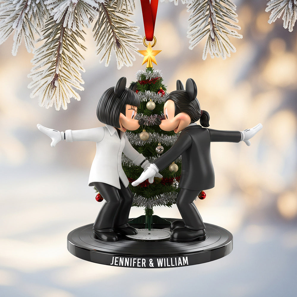 Dancing Couple Ornament - Personalized Gifts For Couple - Festive Holiday Keepsake Gift