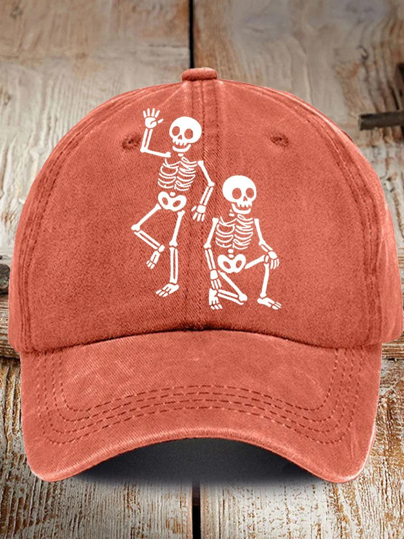 Dancing Skeletons Baseball Cap No Kings Merch Gift Ideas For Patriotic
