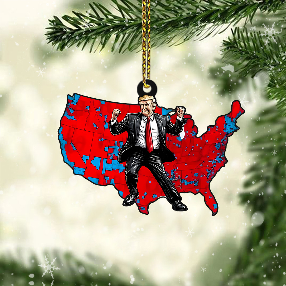 Dancing Trump Better Coverage Trump Ornament President Trump Victory MAGA Merchandise