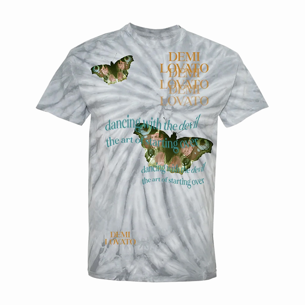 Dancing With The Devil Demi Lovato Butterfly T-Shirt Demi Lovato 2026 Tour Merch Great Gift For Him