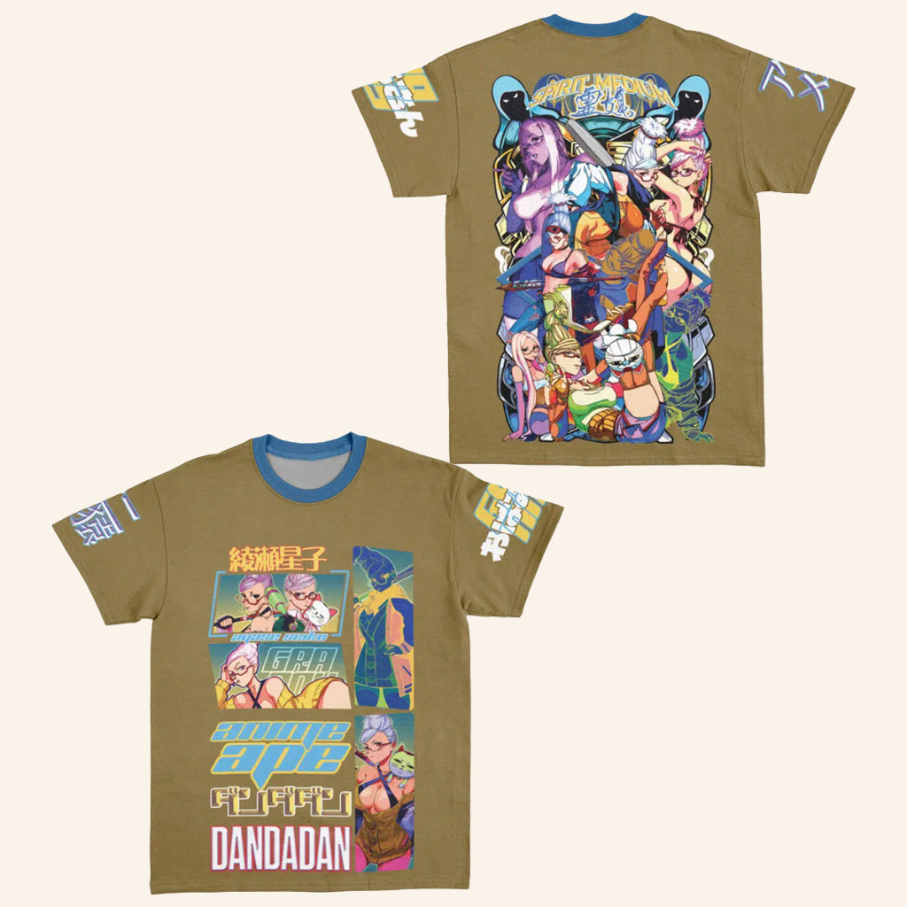 Dandadan Merch Ayase Seiko Dandadan Streetwear T-Shirt Christmas Gifts For Friends Dandadan Merch Ayase Seiko Dandadan Streetwear T-Shirt Christmas Gifts For Friends