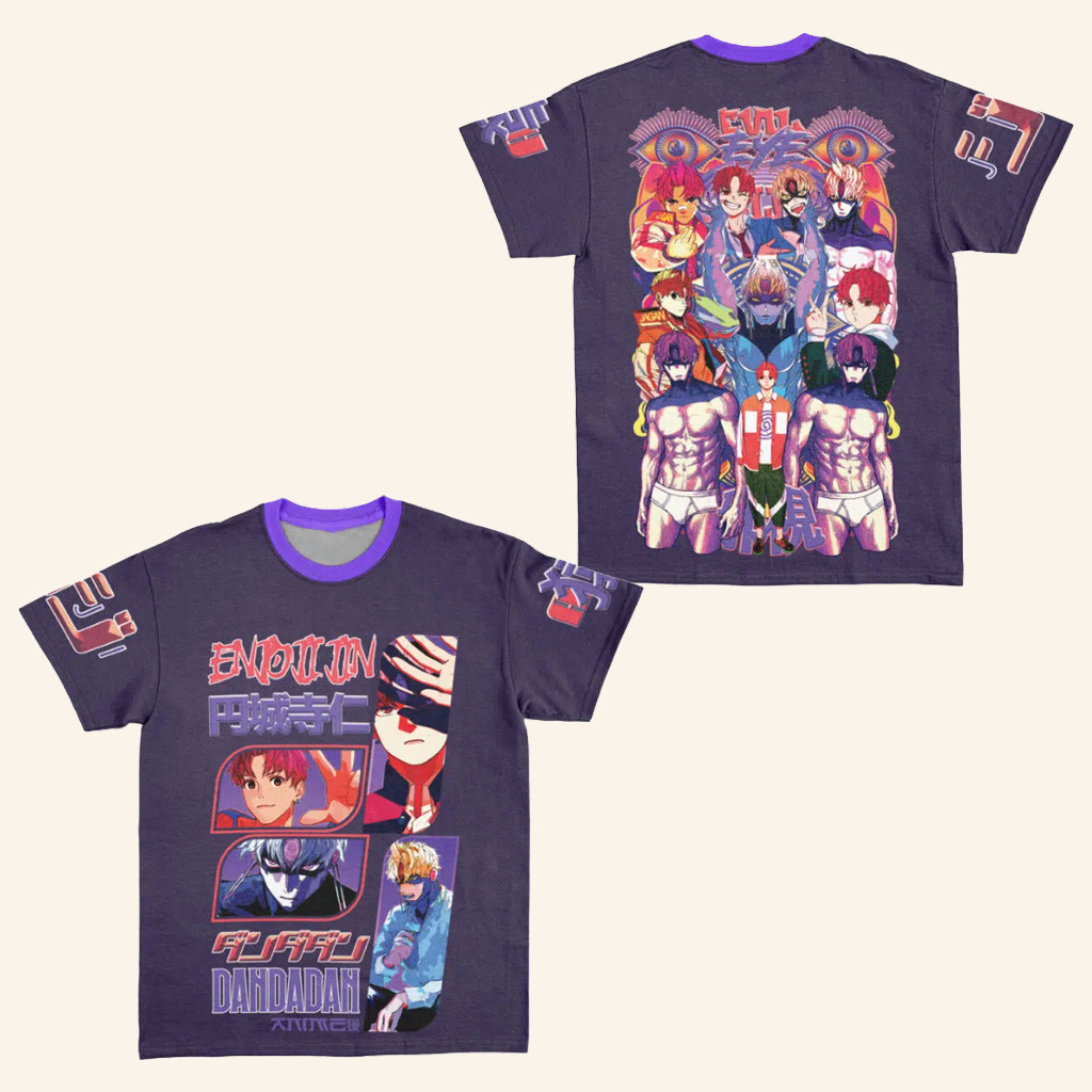 Dandadan Merch Enjoji Jin Dandadan Streetwear T-Shirt Best Gifts For Brother