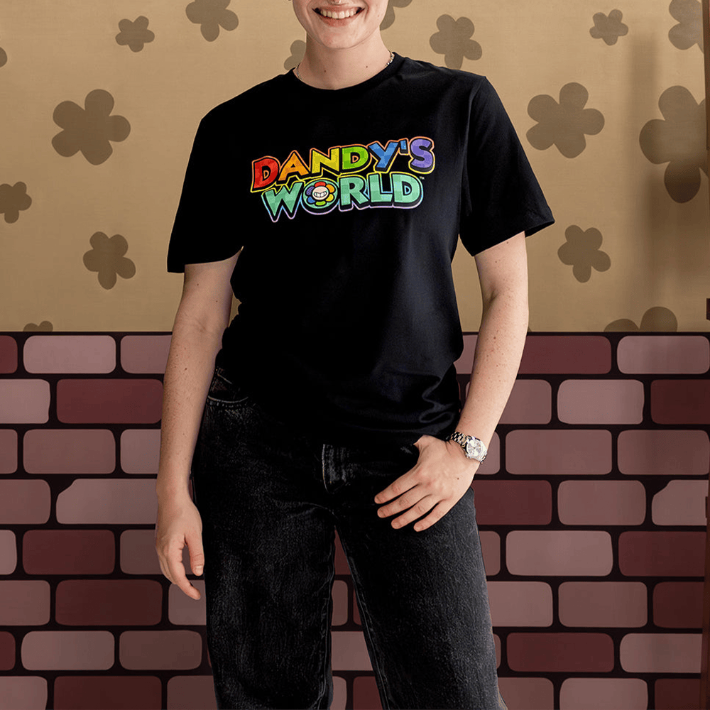 Dandy's World Logo T-Shirt Horror Survival Game Shirt Dandy's World Lover Gift