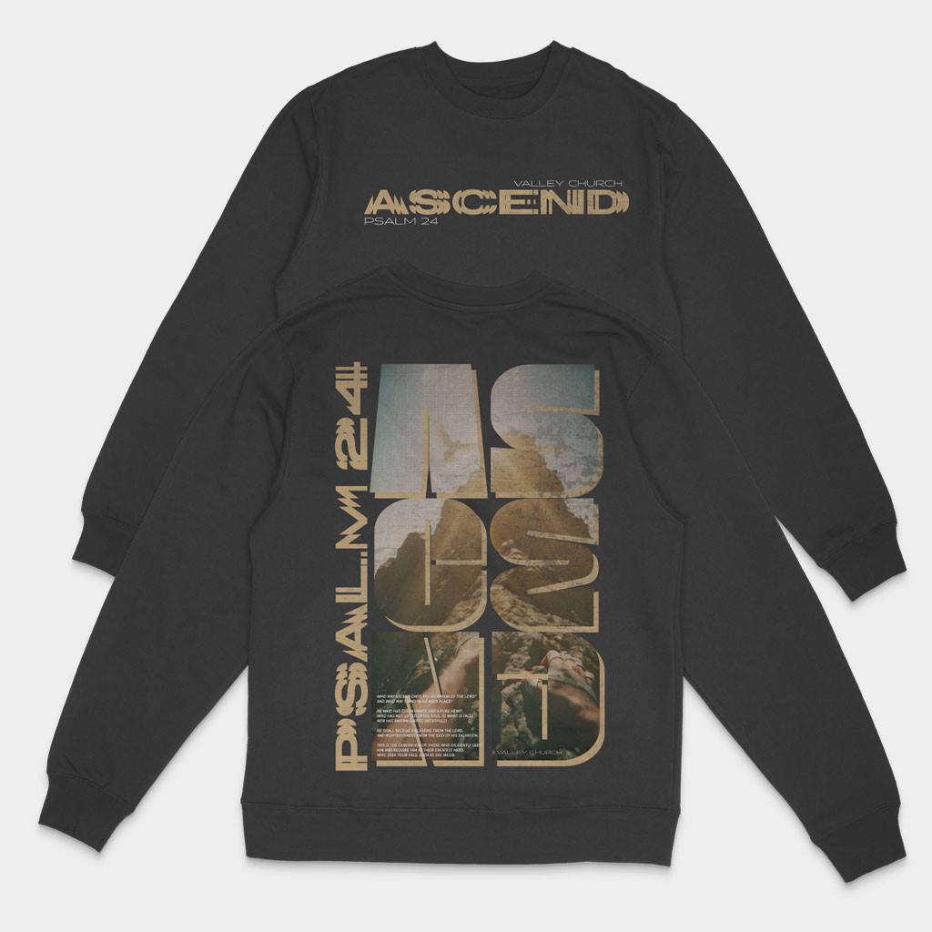 Dane Apparel Merch Valley Church Ascend Crewneck Sweatshirt Present For Dad-1