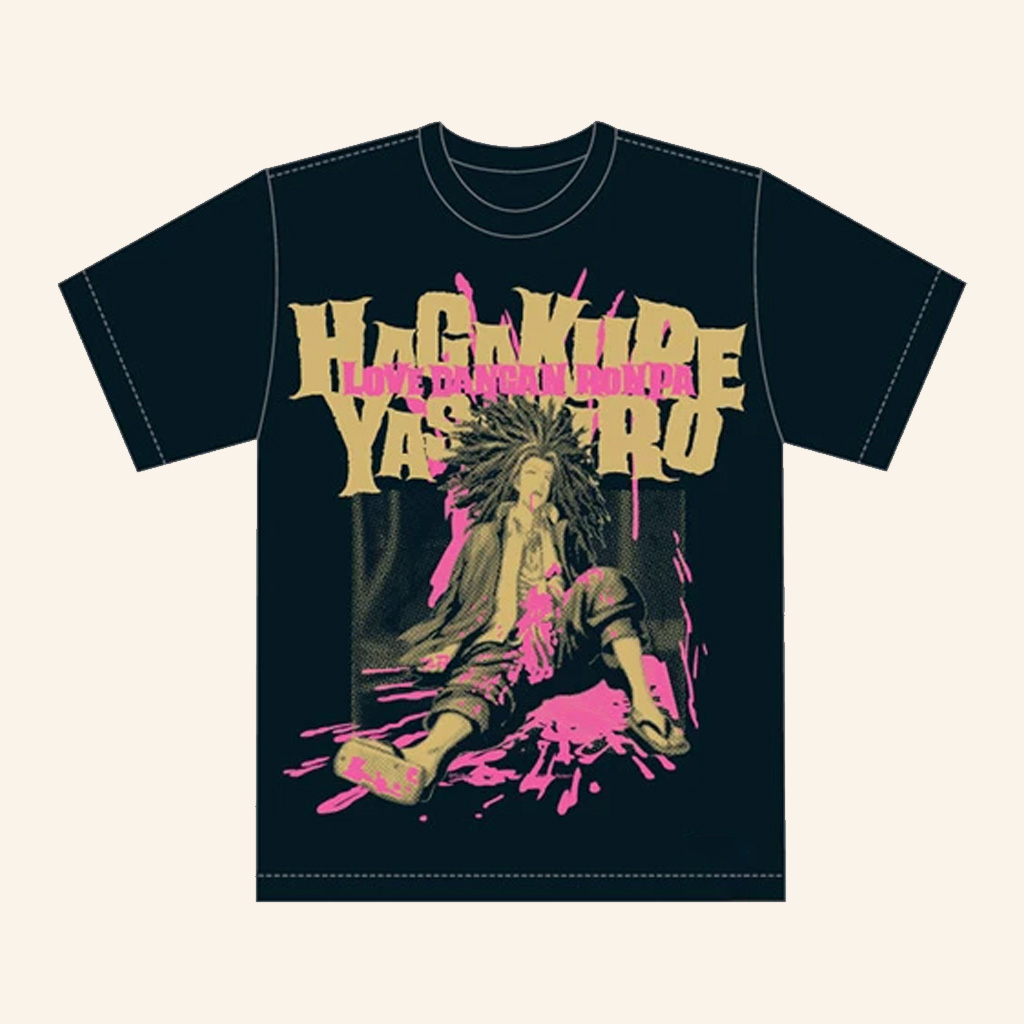 Danganronpa Merch Spike Chunsoft Chronicle T-Shirt Yasuhiro Hagakure Shirt Gifts For Him