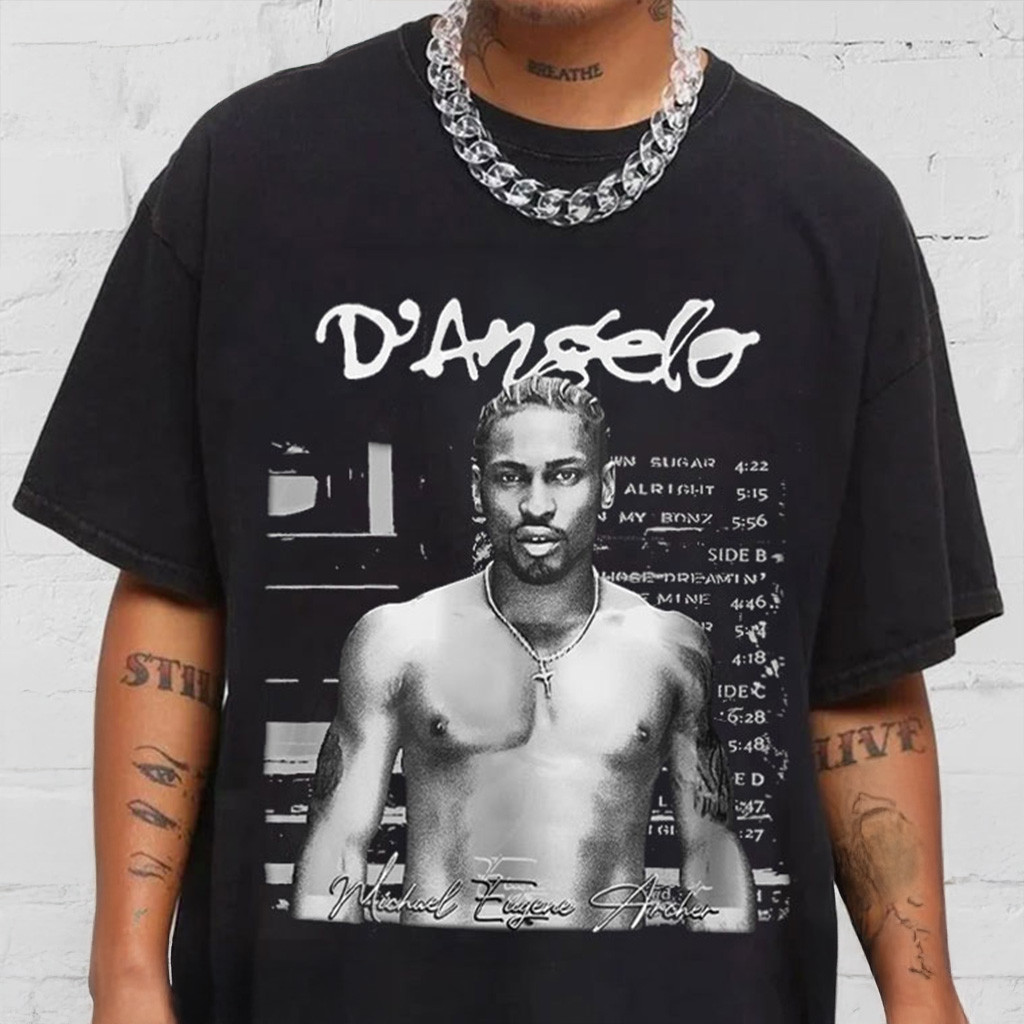 Dangelo Rnb 2000s Music Rip Legend Music T-Shirt Christmas Gift Ideas For Him