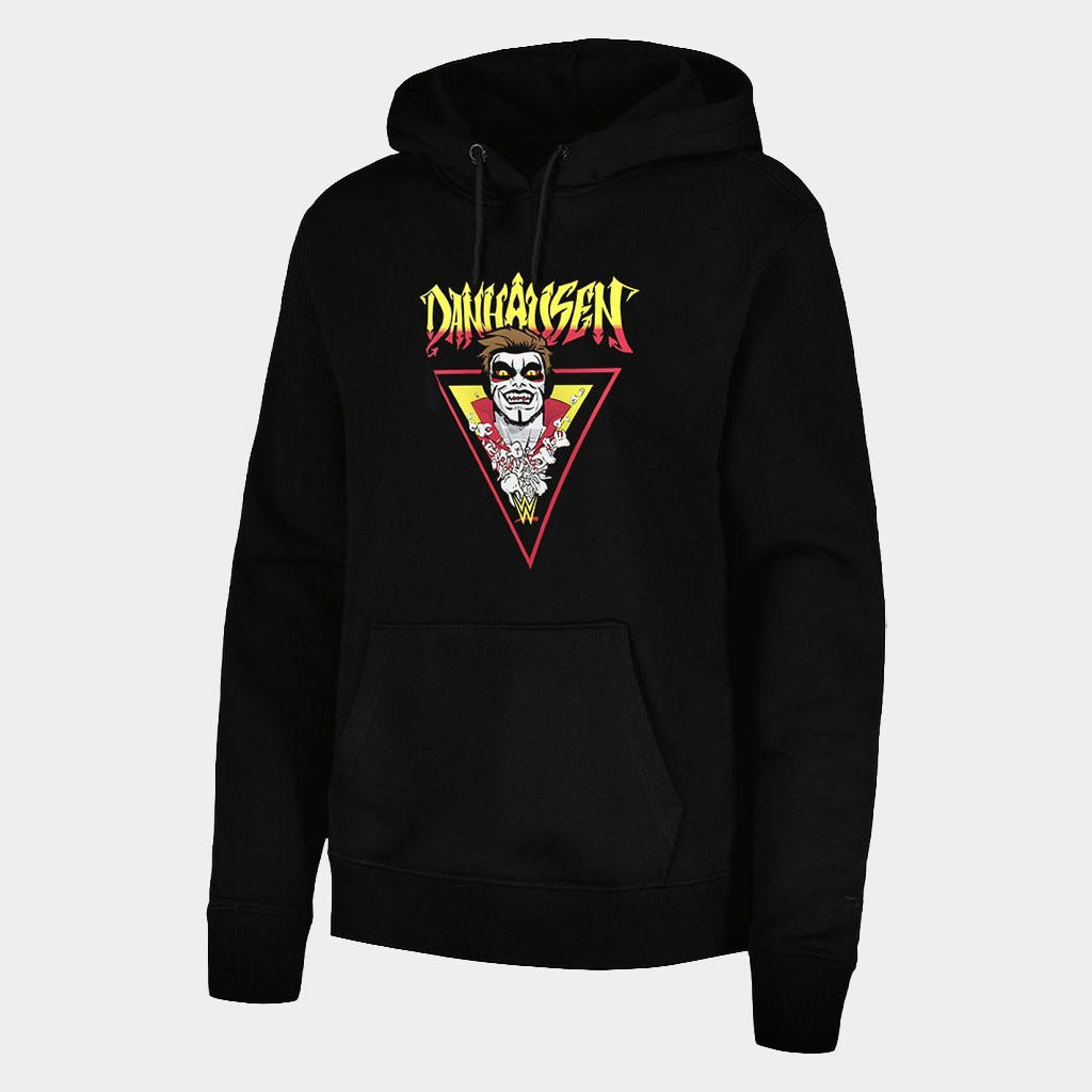 Danhausen Merch 2026 Cursed WWE Hoodie Black Danhausen Hoodie Gifts For Wrestling Fans