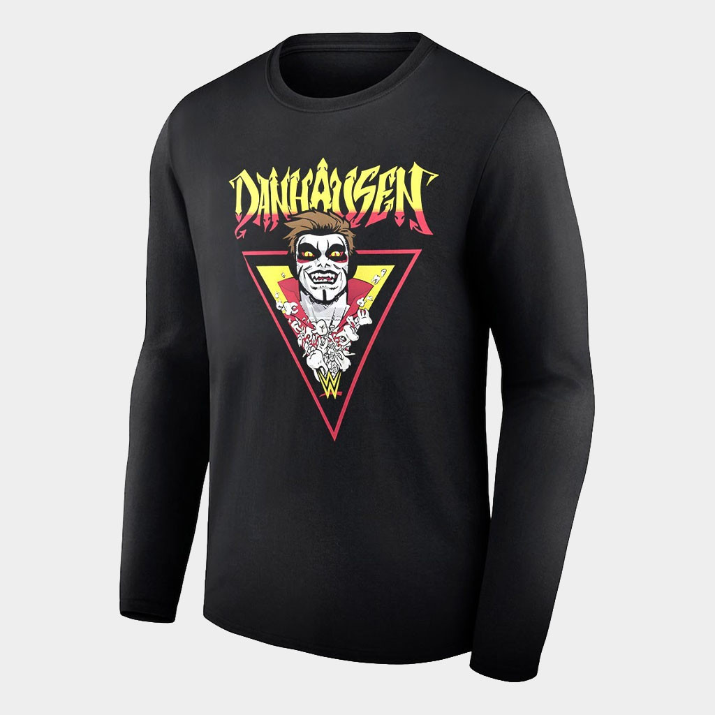 Danhausen Merch 2026 Cursed WWE Long Sleeve Shirt Danhausen Shirts Gifts For Wrestling Fans