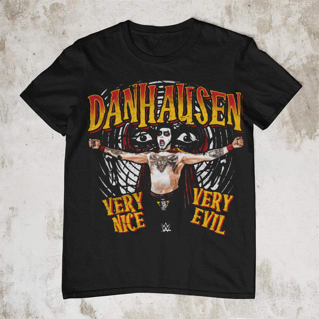 Danhausen Very Nice Very Evil T-Shirt WWE Trending Wrestling Fan Gear Best Gift For Wrestling Fans