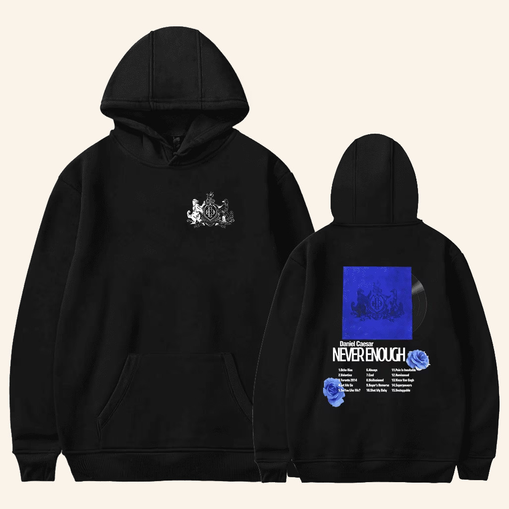 Daniel Caesar Merch Never Enough Hoodie Cool Gifts For Music Lovers