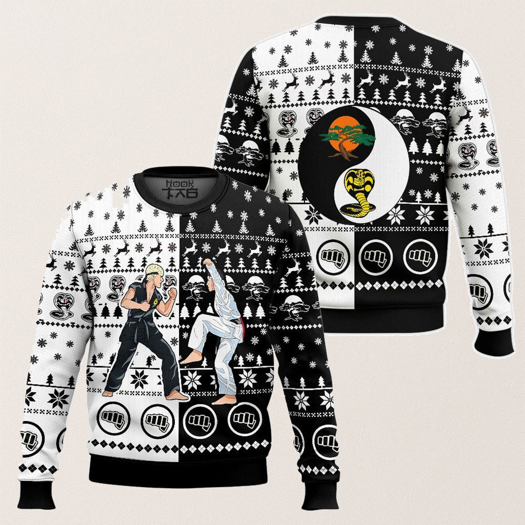 Daniel Johnny Cobra Kai Ugly Christmas Sweater 2025 Christmas Gift Ideas For Dad Daniel Johnny Cobra Kai Ugly Christmas Sweater 2025 Christmas Gift Ideas For Dad