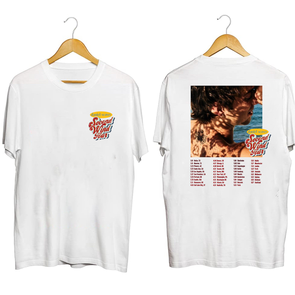 Daniel Seavey Second Wind Tour Shirt Daniel Seavey Merch Best Gifts For Music Lovers