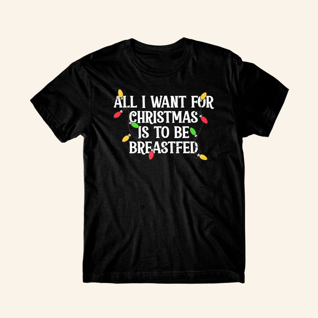 Danny Duncan Merch All I Want For Christmas Is To Be Breastfed T-Shirt Xmas Gifts For Fans