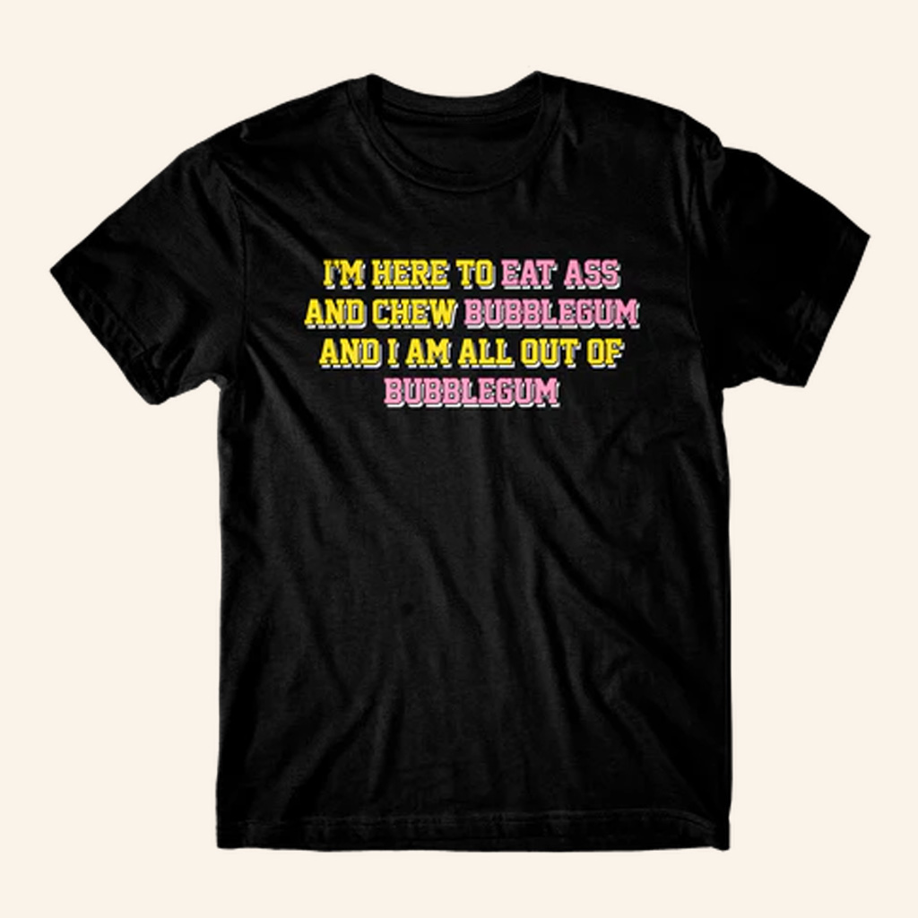 Danny Duncan Merch Chew Bubblegum Black T-Shirt Gift Ideas For Husband