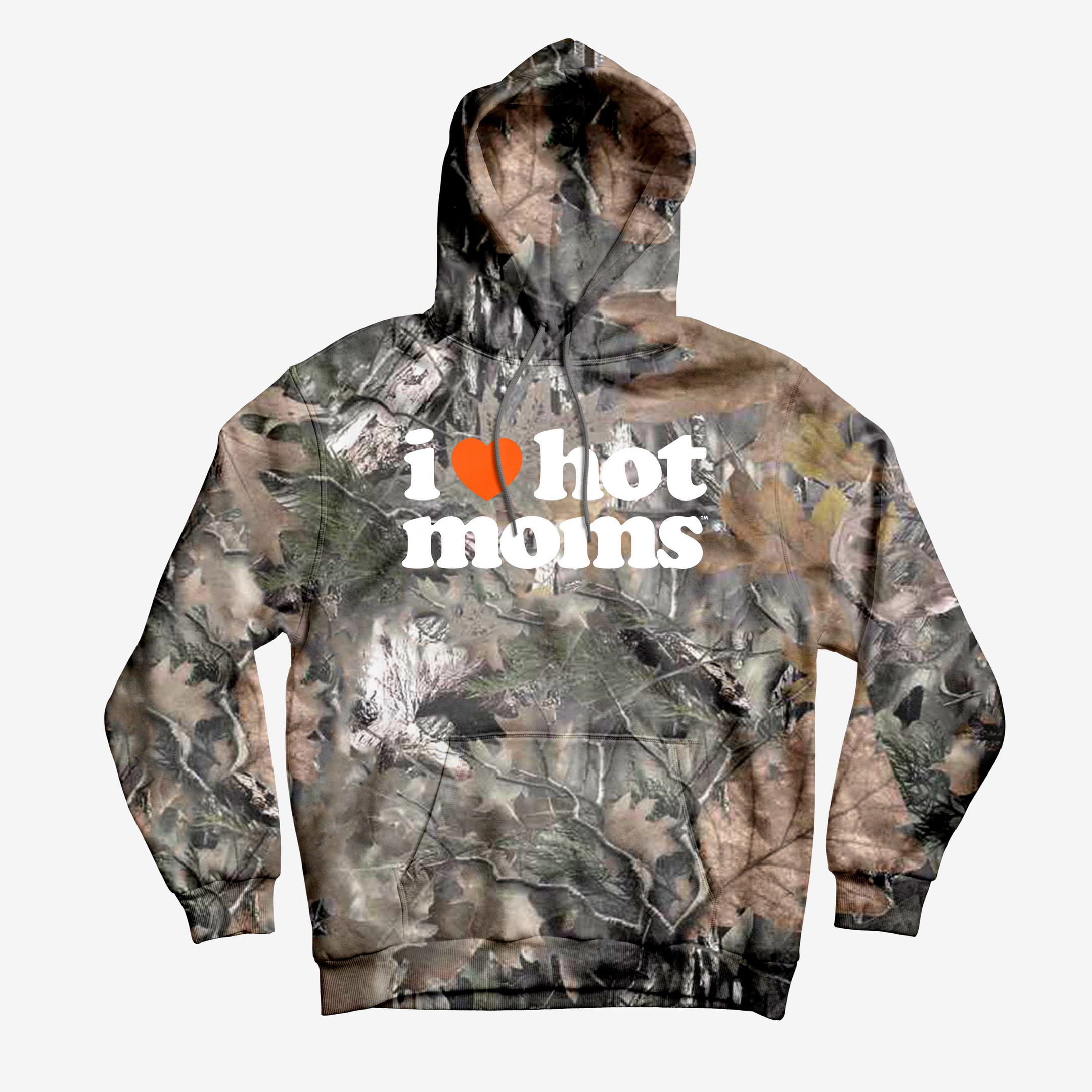 Danny Duncan Merch I Heart Hot Moms Camo Hoodie Danny Duncan Apparel Funny Presents