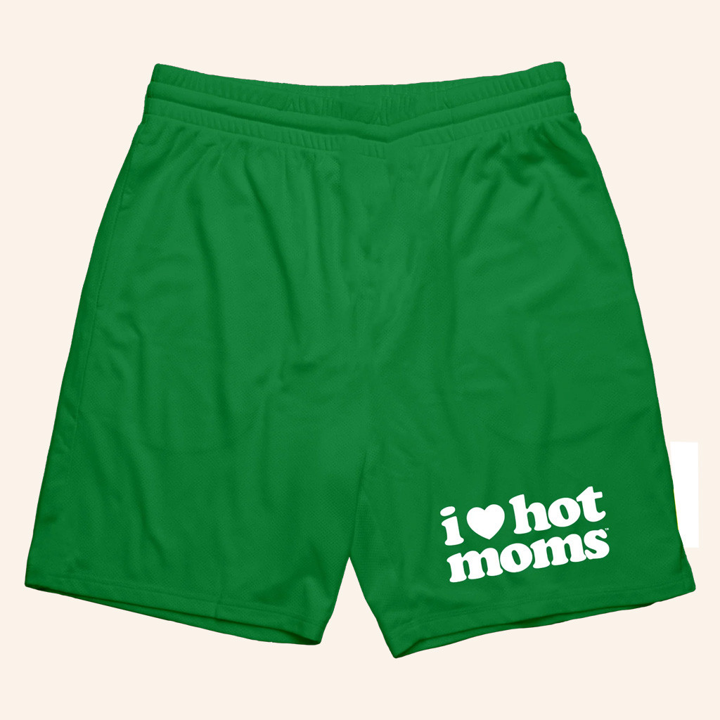 Danny Duncan Merch I Heart Hot Moms Green Mesh Shorts Gifts For Friends Danny Duncan Merch I Heart Hot Moms Green Mesh Shorts Gifts For Friends