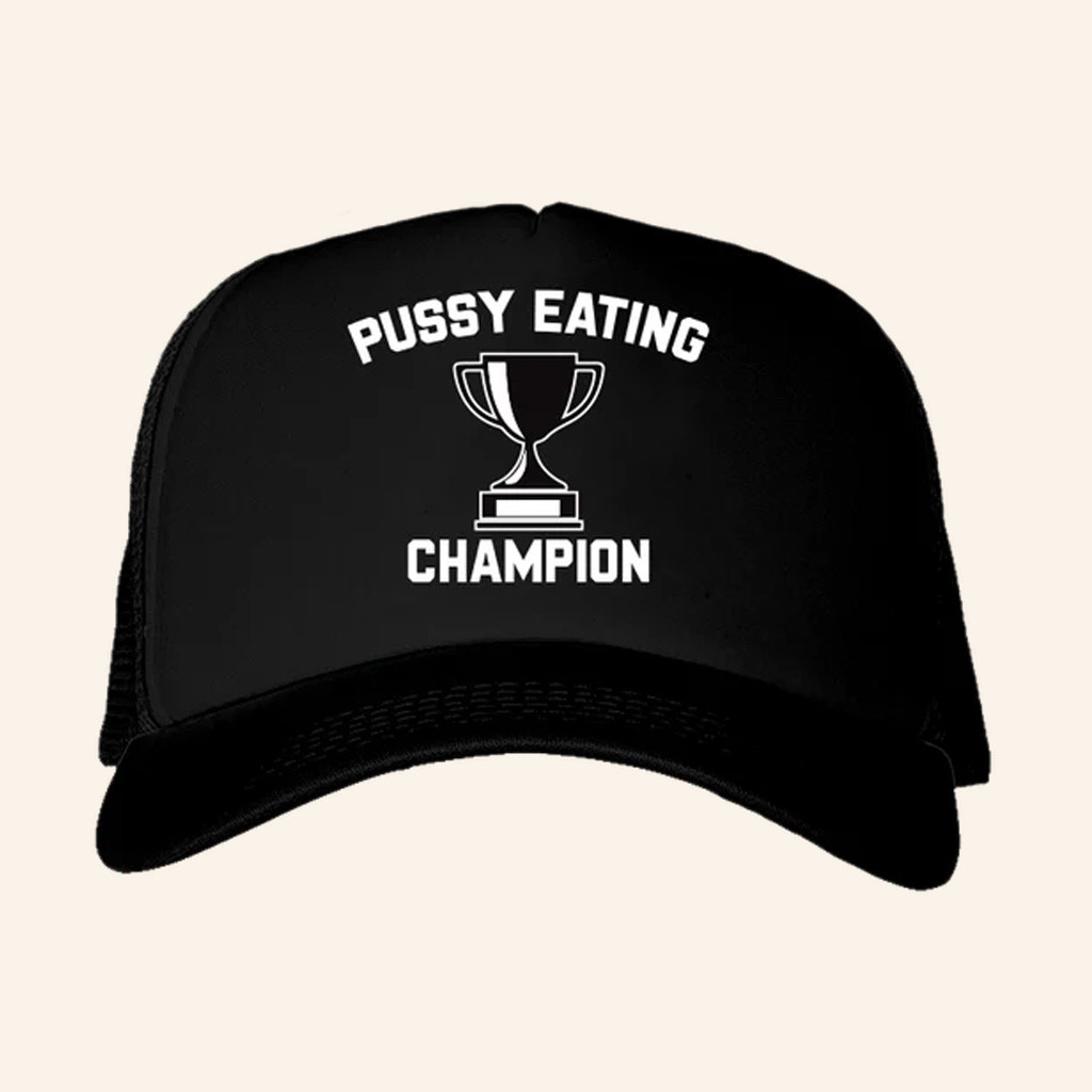 Danny Duncan Merch Pussy Eating Champion Black Trucker Hat Cool Christmas Gifts For Guys Danny Duncan Merch Pussy Eating Champion Black Trucker Hat Cool Christmas Gifts For Guys