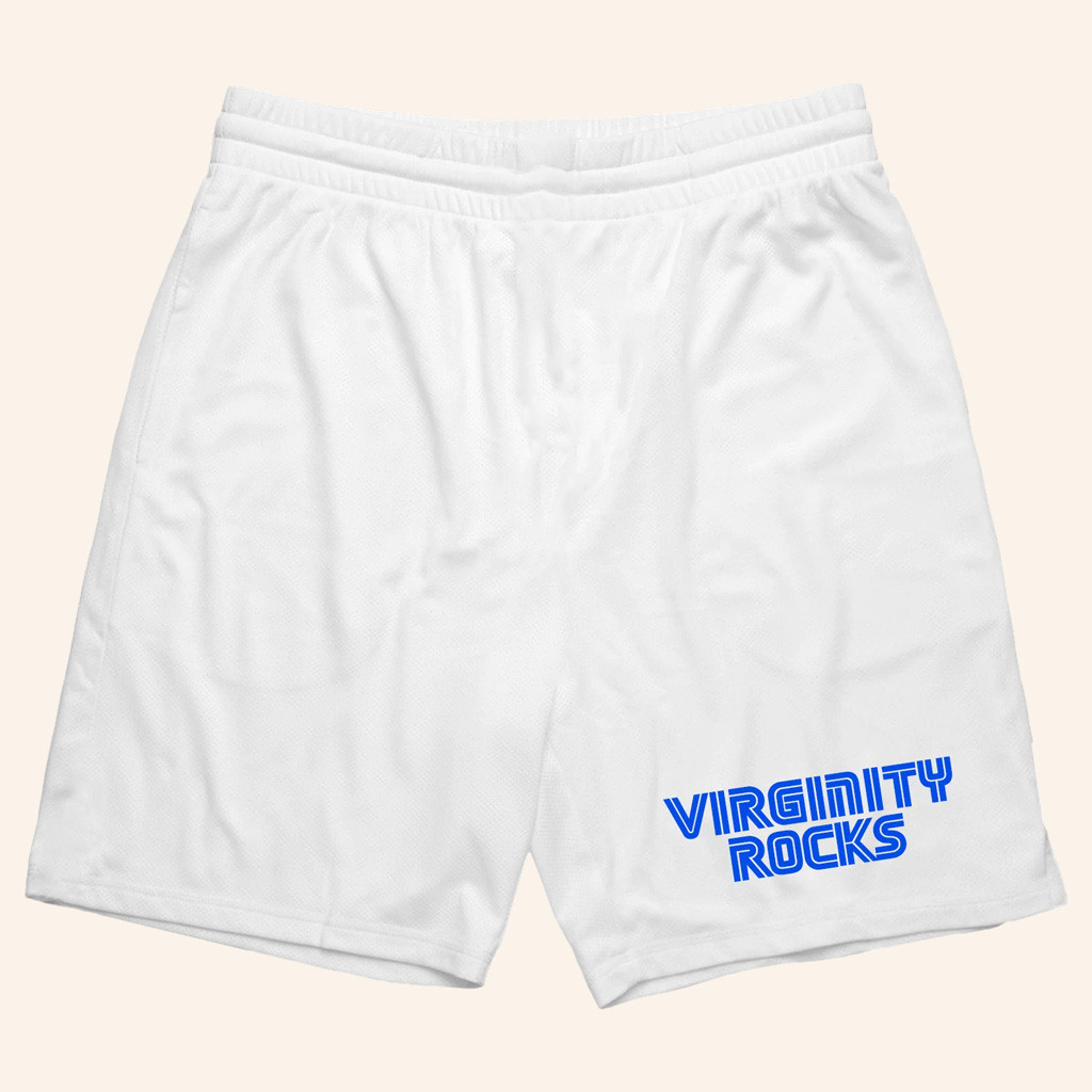 Danny Duncan Merch Virginity Rocks Game White Mesh Shorts Gifts For Dudes Danny Duncan Merch Virginity Rocks Game White Mesh Shorts Gifts For Dudes