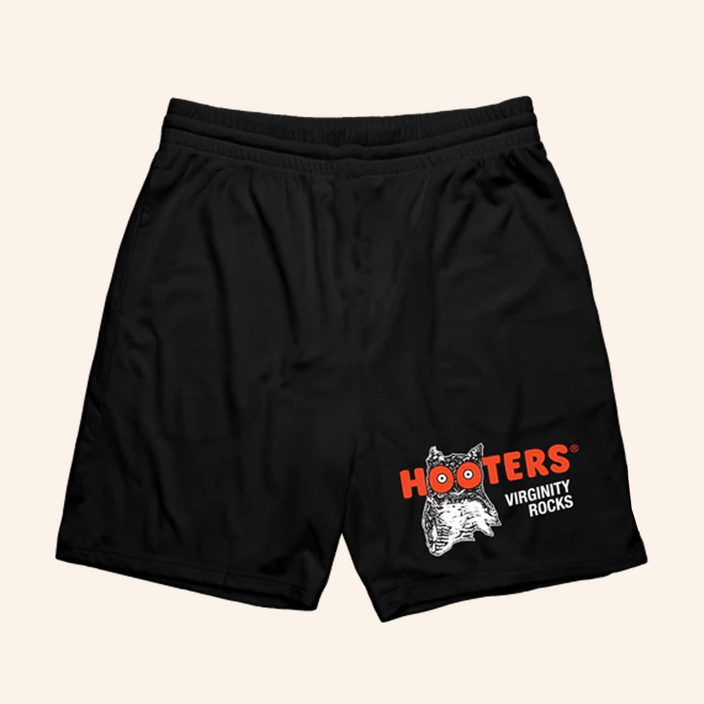 Danny Duncan Merch Virginity Rocks x Hooters Black Shorts Good Gifts For Boyfriend Danny Duncan Merch Virginity Rocks x Hooters Black Shorts Good Gifts For Boyfriend