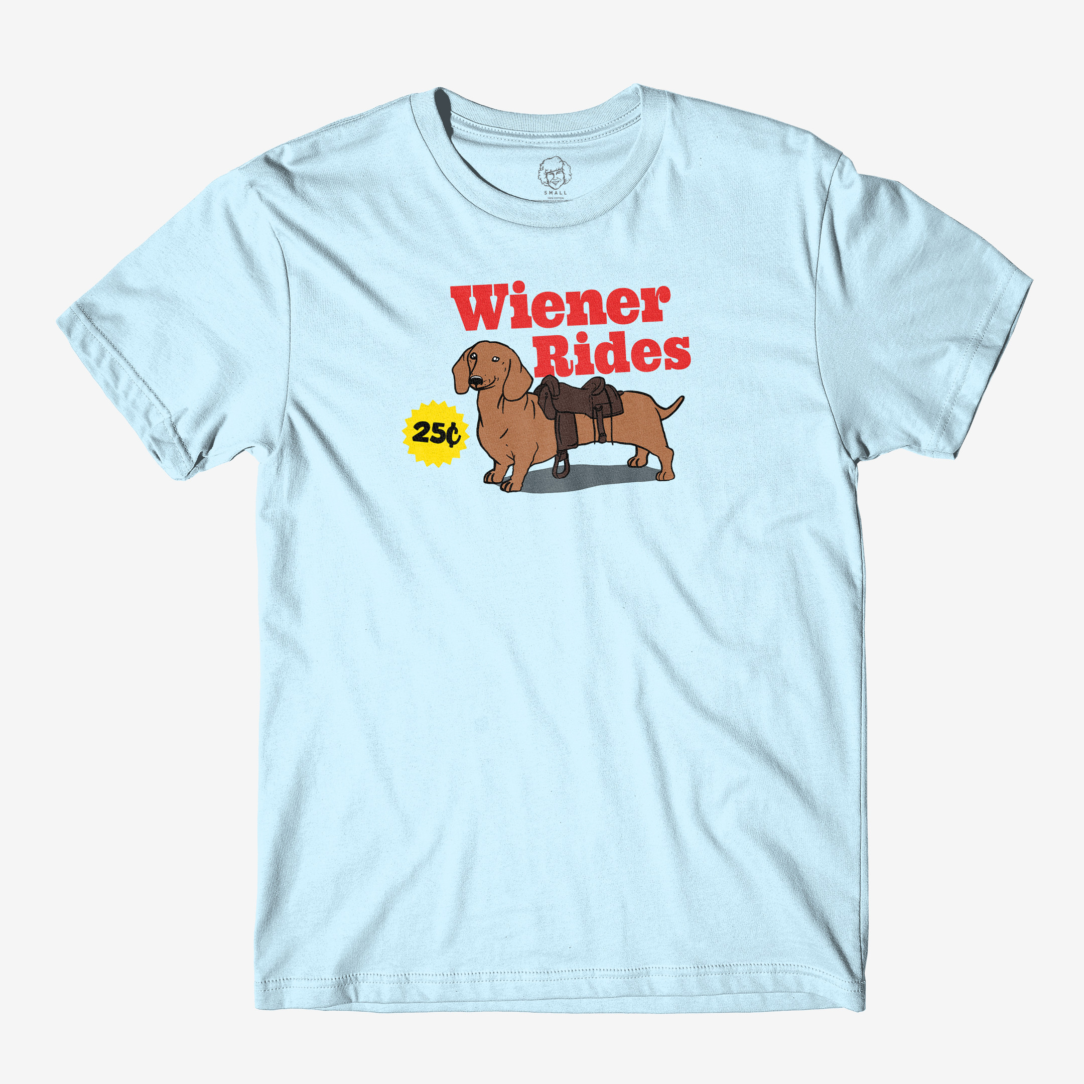 Danny Duncan Merch Wiener Rides T-Shirt Animal Pattern Novelty Shirts Gifts For Dog Lovers