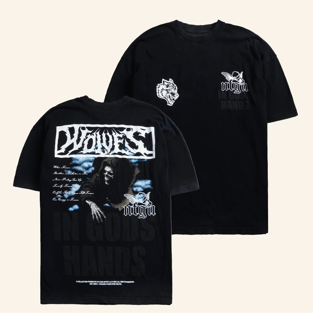 Darc Sport Merch Deliver Us From Evil T-Shirt In Gods Hands Shirt Gifts For Husband